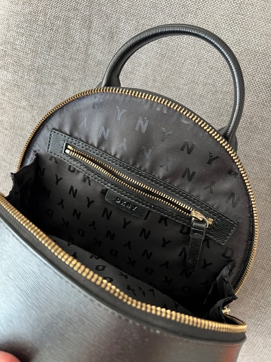 DKNY Signature Print Backpack 1989 Graphic